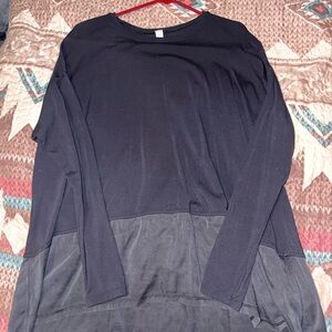 Black Long Sleeve Top